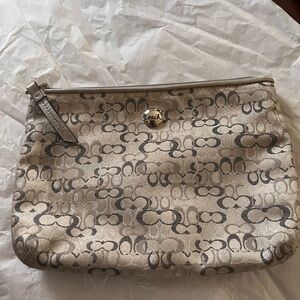 Coach cosmetics bag